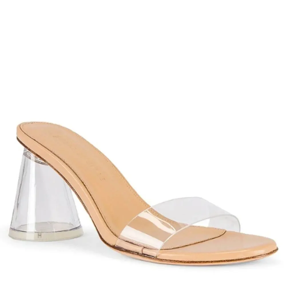 Song of Style Riley Heel in Clear SIze 9.5